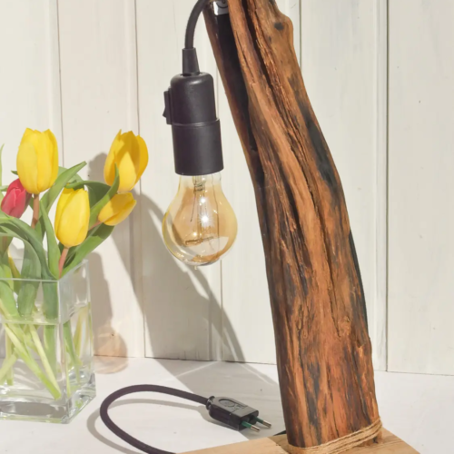 Schwemmholz Lampe Norwegen - nachhaltig & handgefertigt
